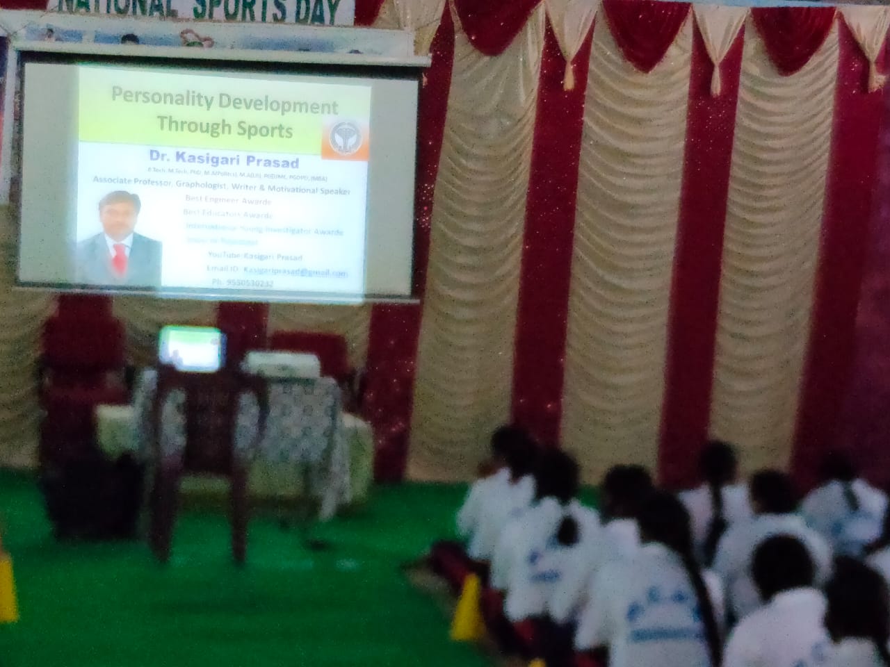 Motivational Talk on Sports and games jnv